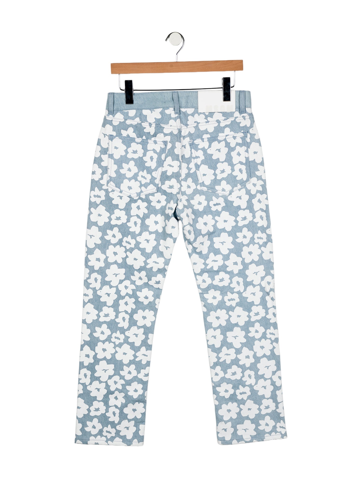 MSGM High-Rise Straight Leg Jeans w/ Tags