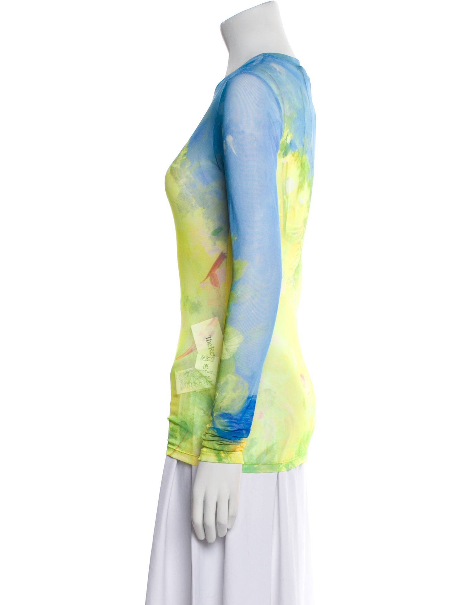 MSGM Tie-Dye Print Crew Neck Sweatshirt w/ Tags