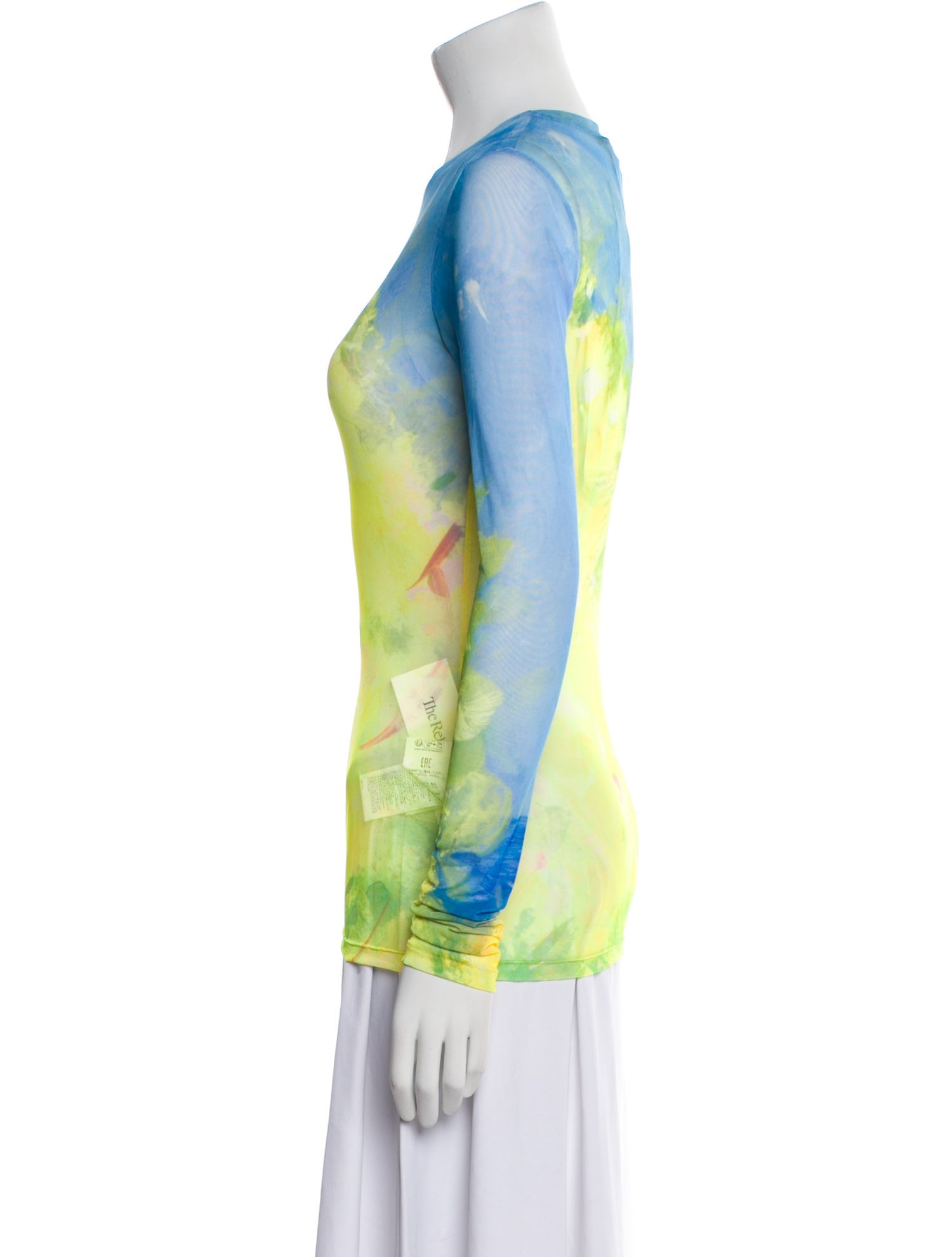 MSGM Tie-Dye Print Crew Neck Sweatshirt w/ Tags