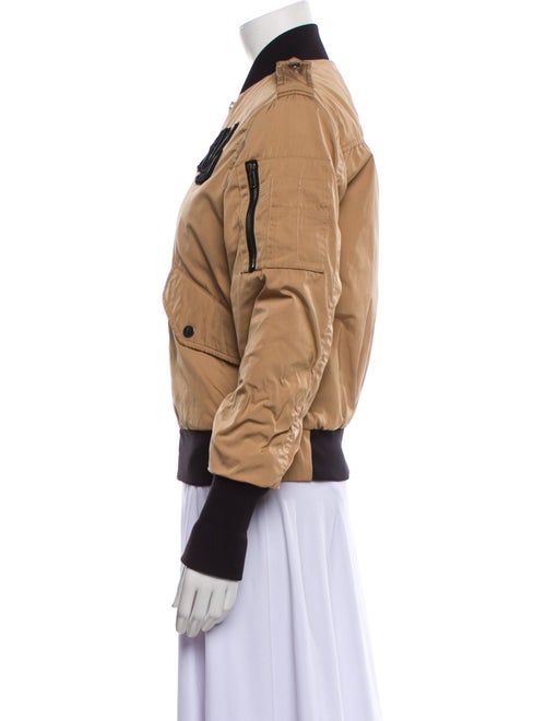 MSGM Colorblock Pattern Bomber Jacket