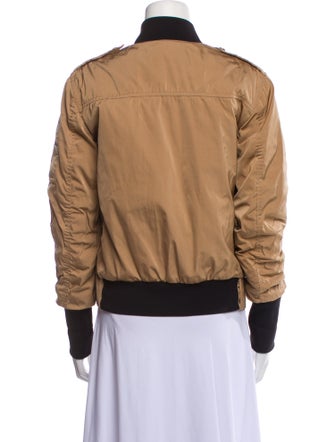 MSGM Colorblock Pattern Bomber Jacket