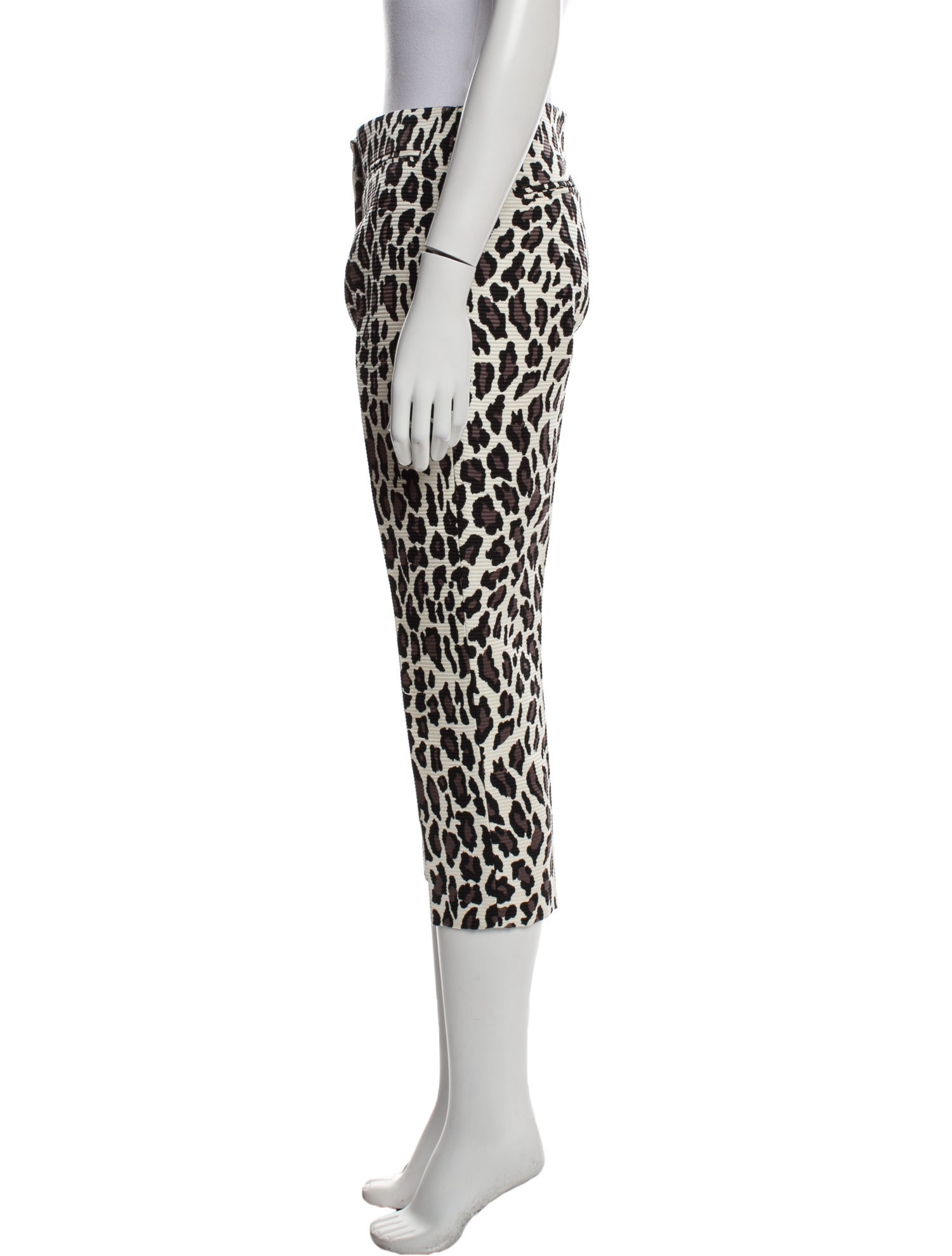 MSGM Silk Straight Leg Pants