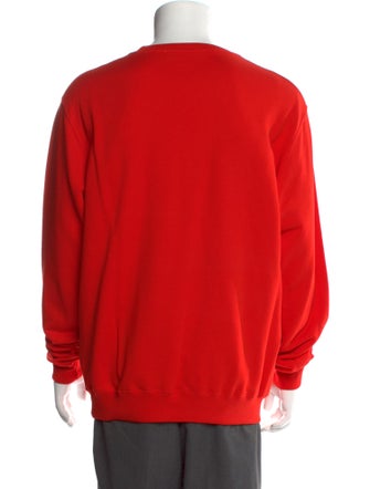 MSGM Graphic Print Crew Neck Pullover