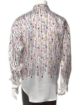 MSGM Printed Long Sleeve Shirt