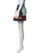 MSGM Colorblock Pattern Mini Skirt