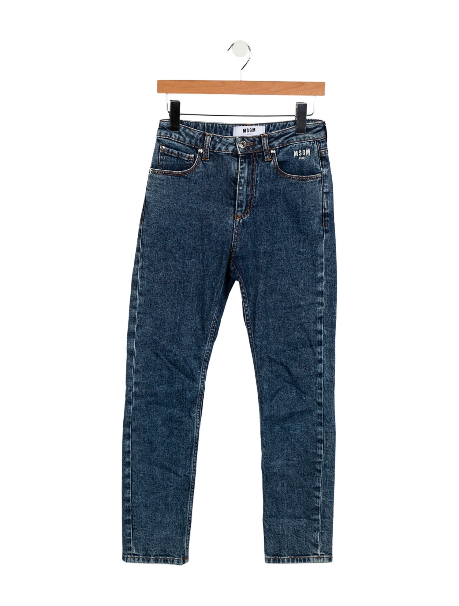 MSGM Mid-Rise Skinny Leg Jeans