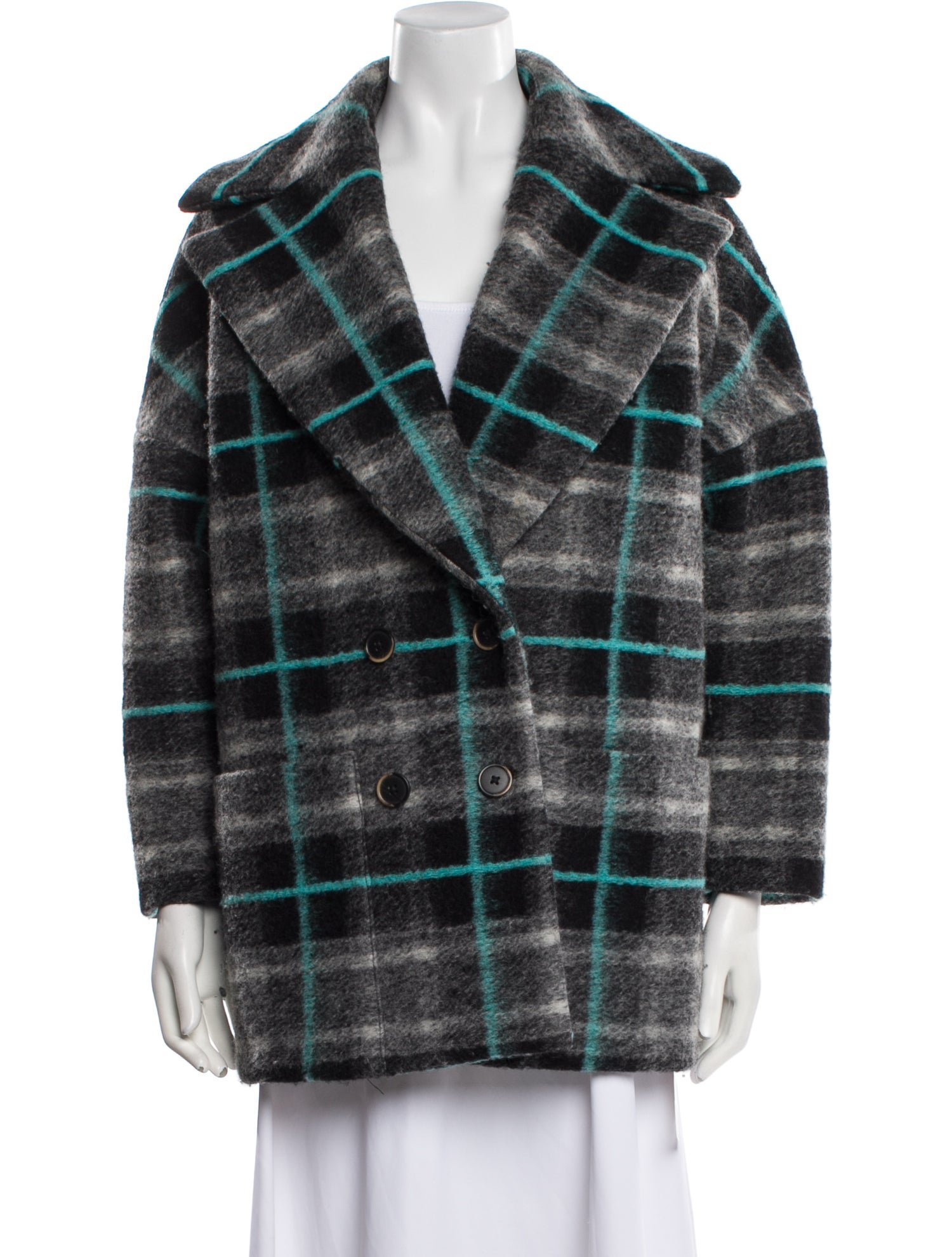 MSGM Plaid Print Jacket