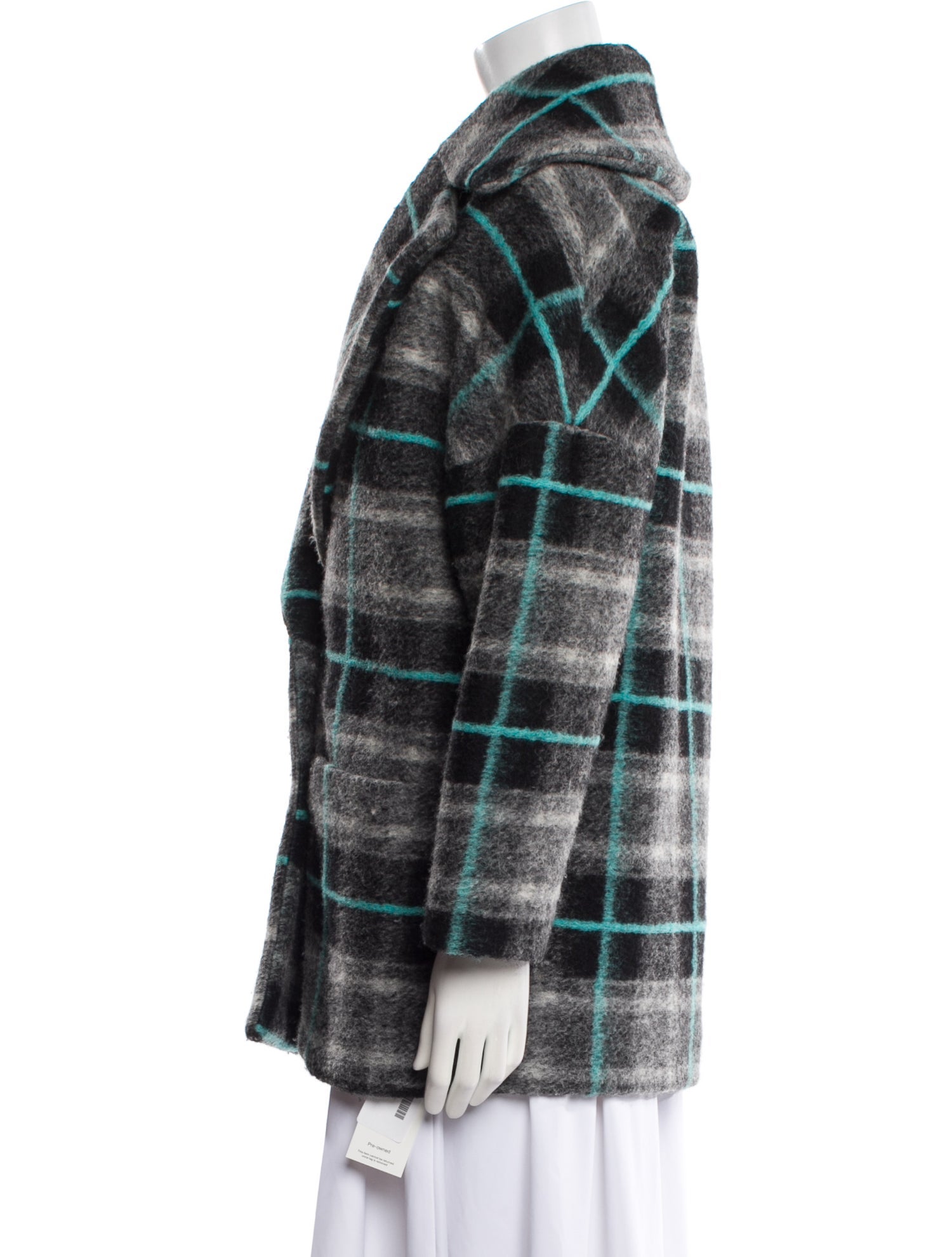 MSGM Plaid Print Jacket