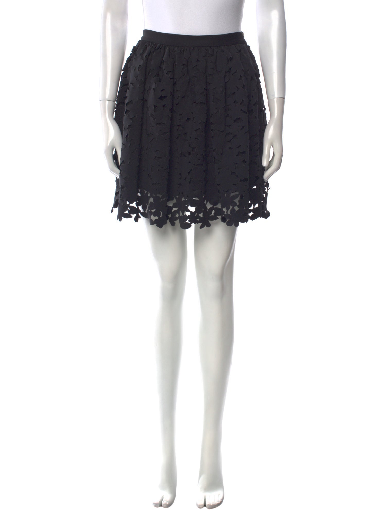 MSGM Lace Pattern Mini Skirt