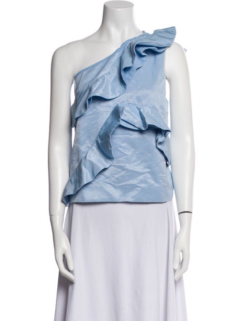 MSGM One-Shoulder Sleeveless Top