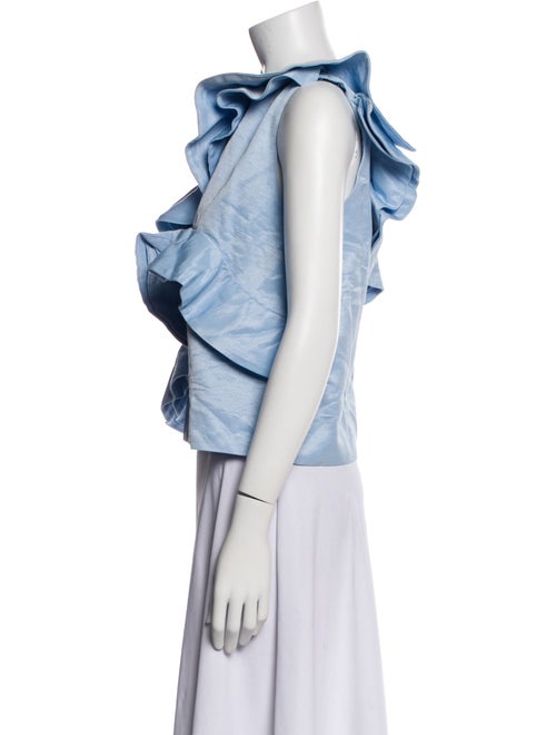 MSGM One-Shoulder Sleeveless Top