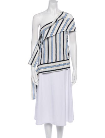 MSGM Silk Striped Tunic