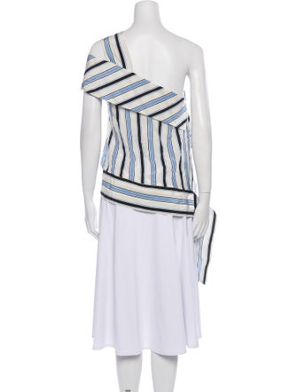 MSGM Silk Striped Tunic