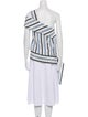 MSGM Silk Striped Tunic