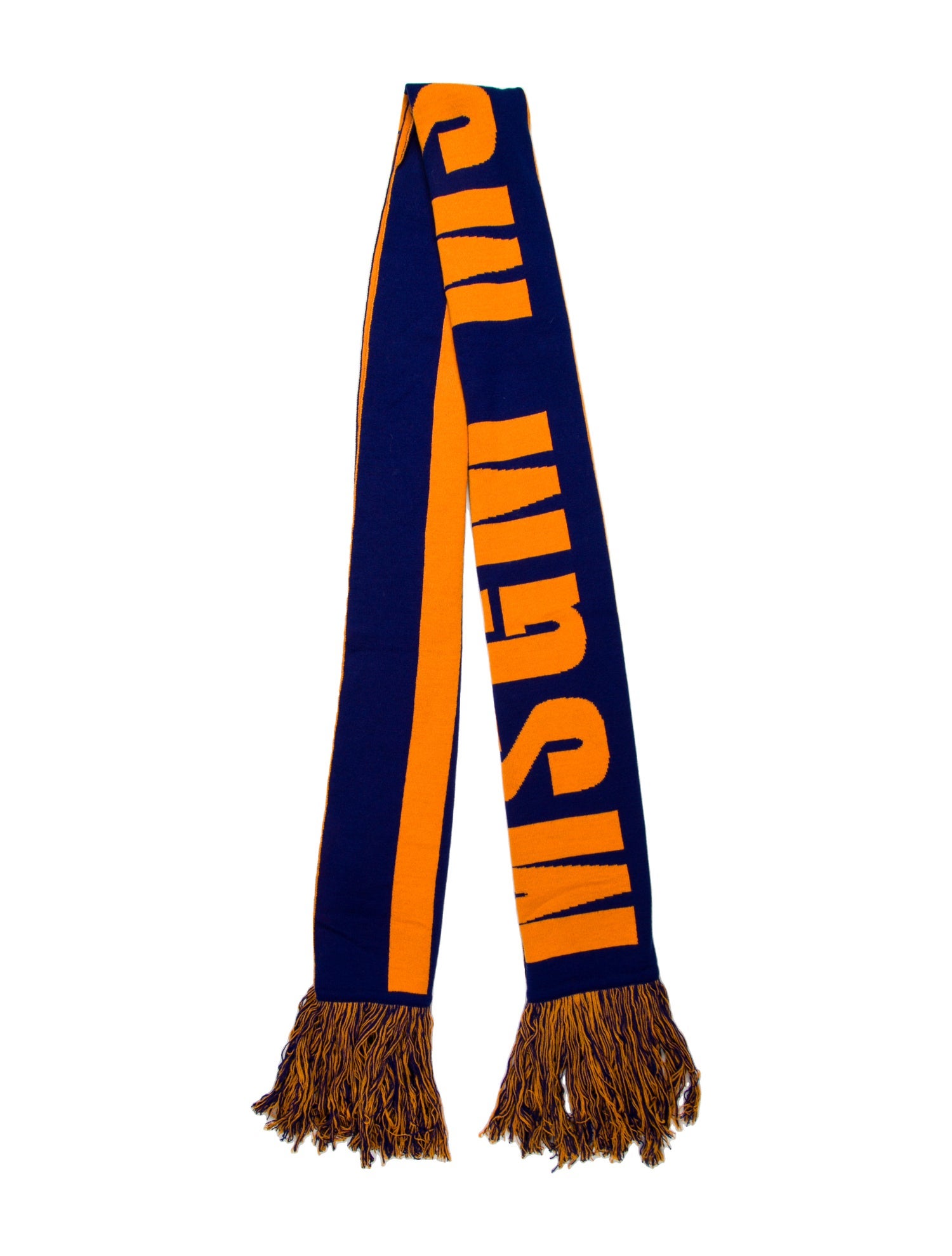 MSGM Wool Printed Scarf