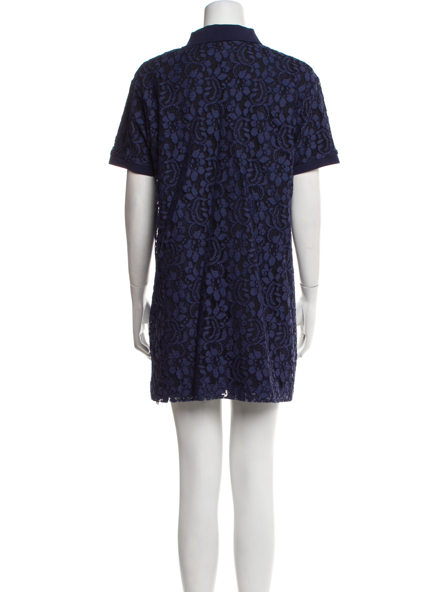 MSGM Lace Pattern Mini Dress
