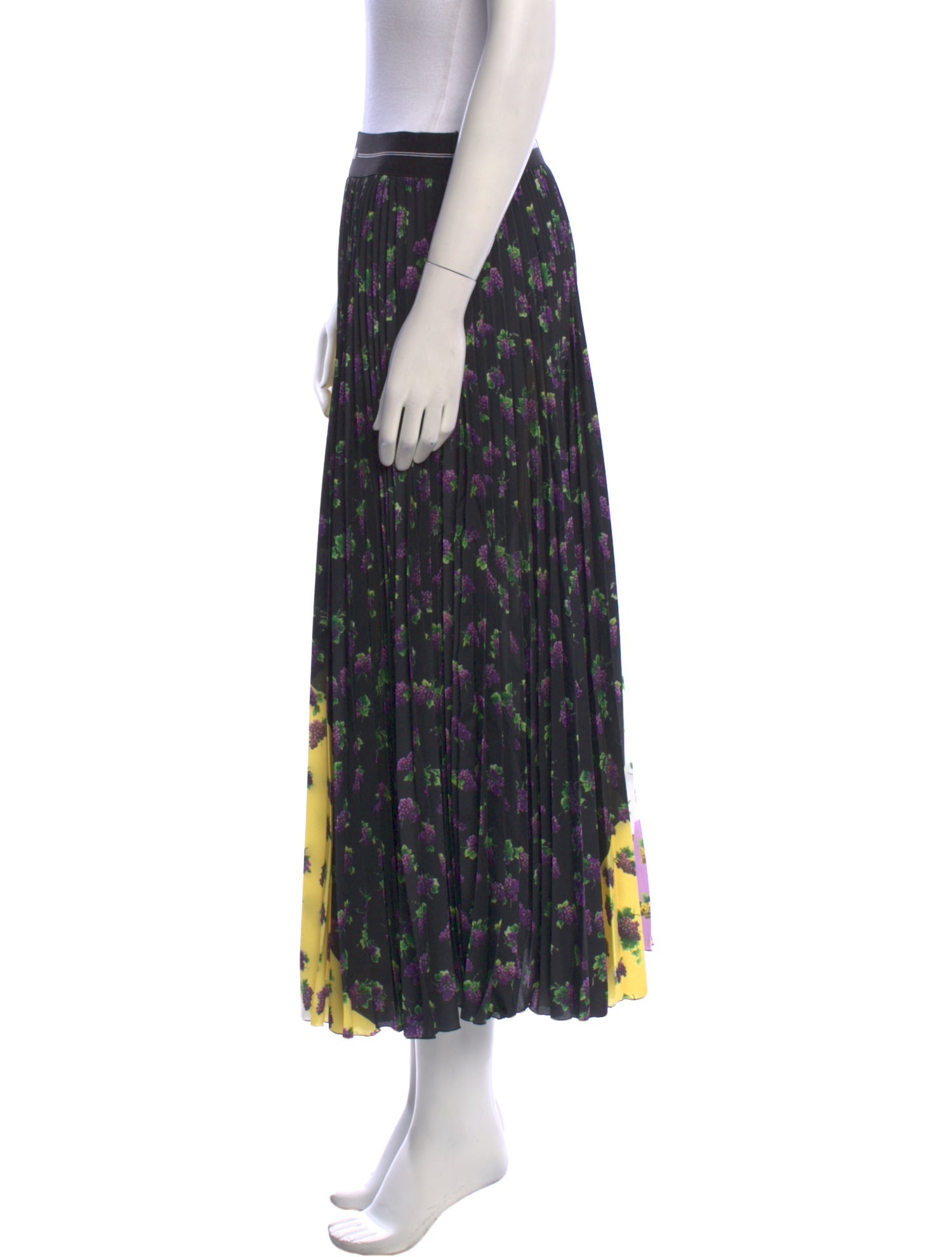 MSGM Printed Midi Length Skirt