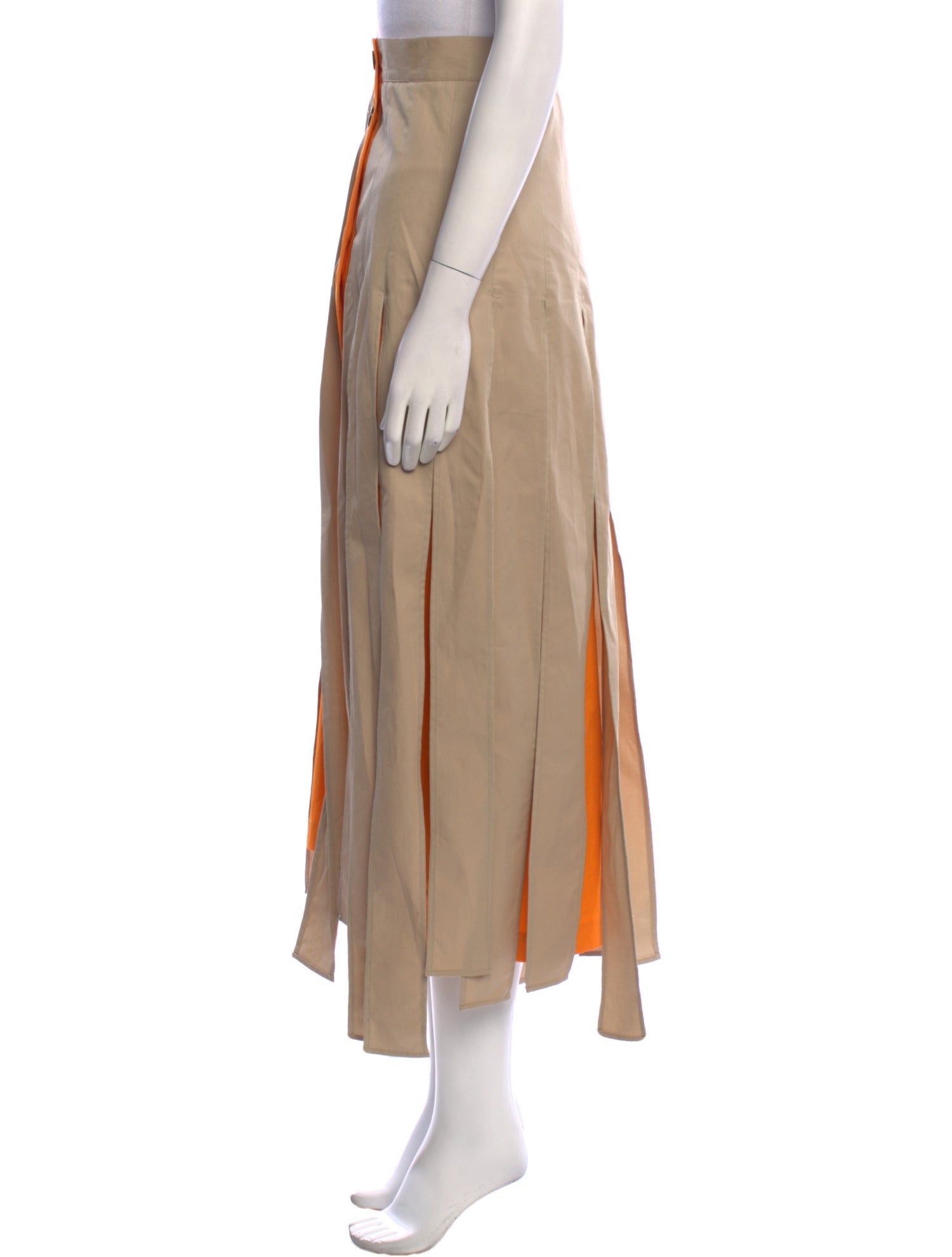 MSGM Printed Midi Length Skirt