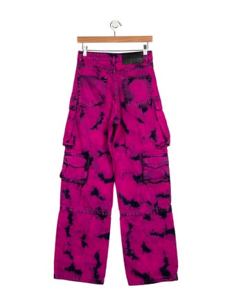 MSGM High-Rise Wide Leg Jeans