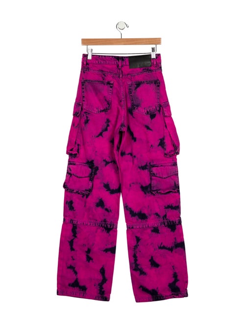 MSGM High-Rise Wide Leg Jeans