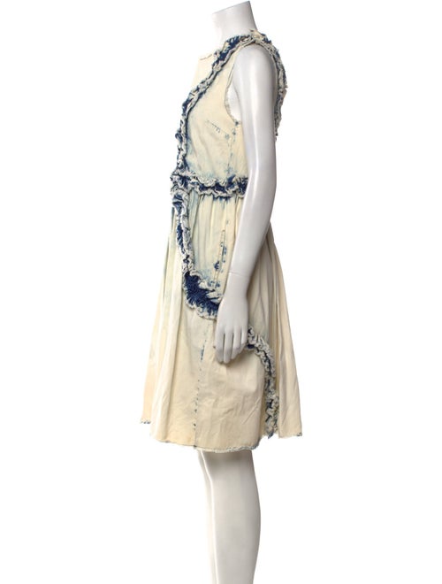 MSGM Tie-Dye Print Knee-Length Dress