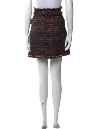 MSGM Wool Mini Skirt