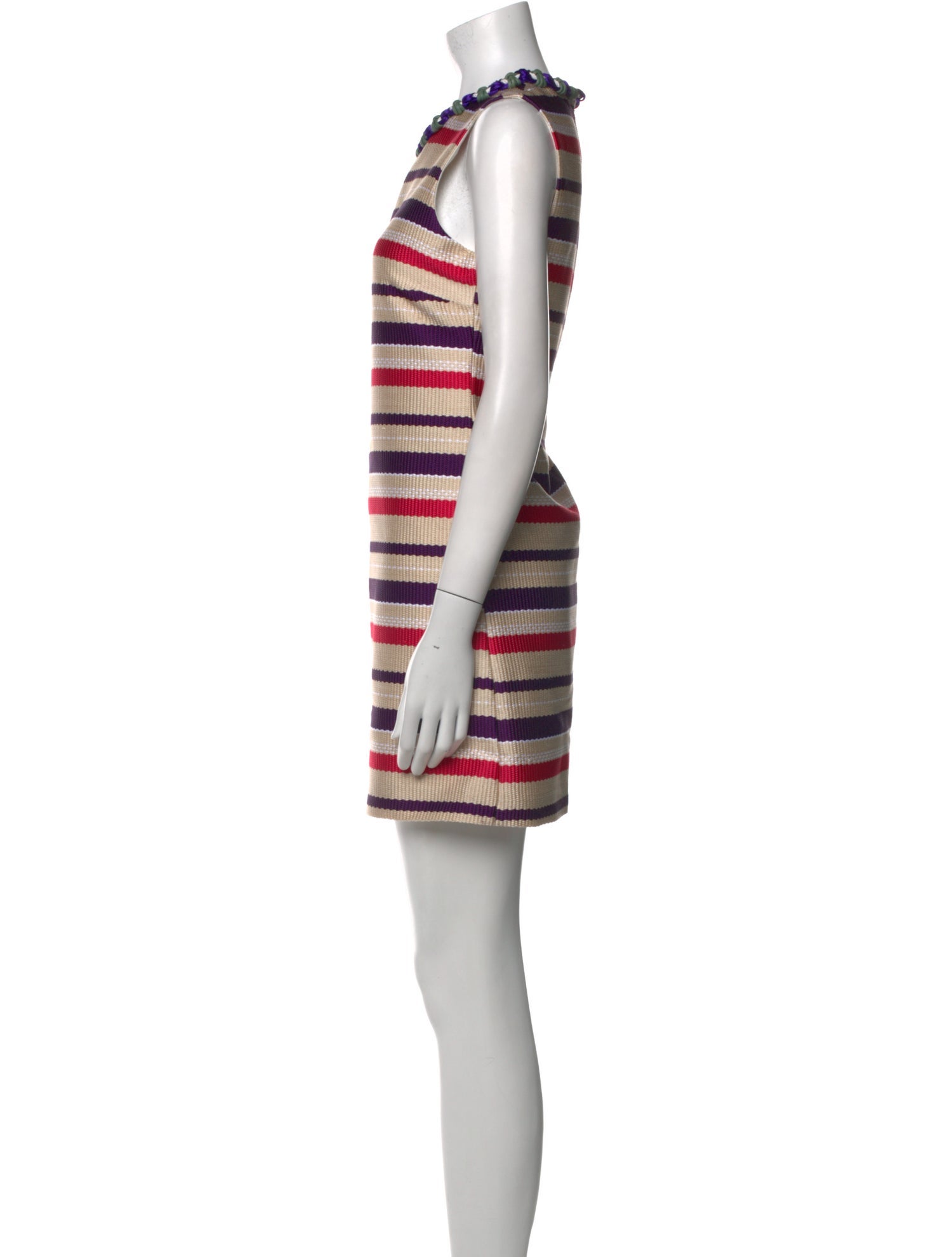 MSGM Striped Mini Dress