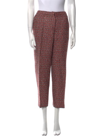 MSGM Printed Straight Leg Pants