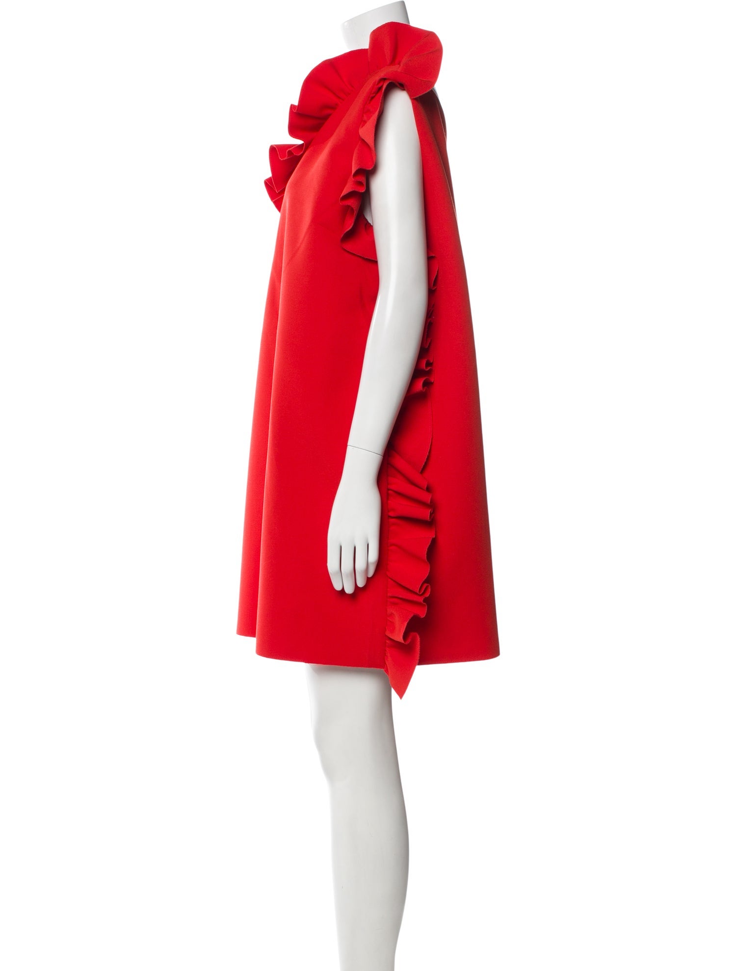 MSGM One-Shoulder Mini Dress