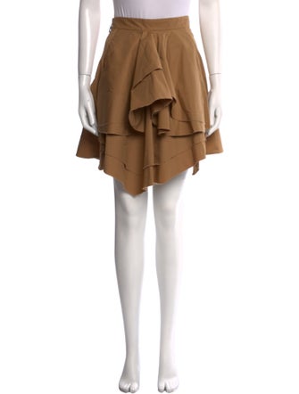 MSGM Ruffle Embellishment Knee-Length Skirt