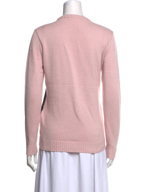 MSGM Floral Print Crew Neck Top