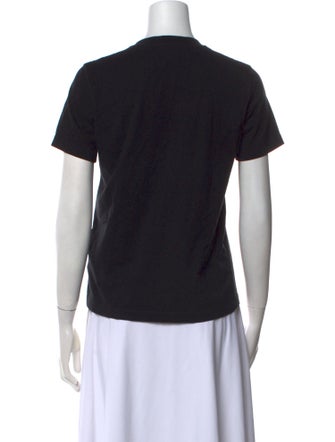 MSGM Graphic Print Crew Neck T-Shirt