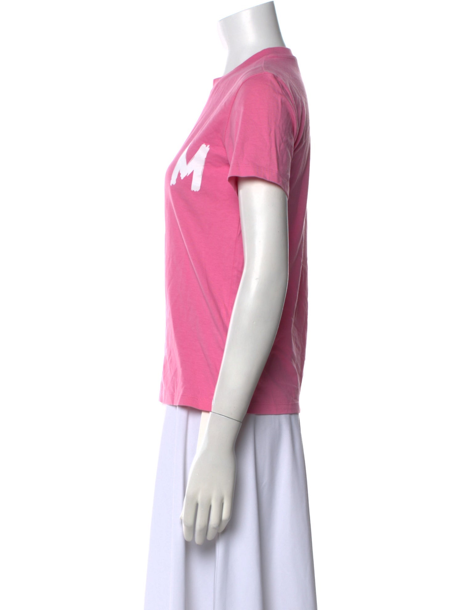 MSGM Graphic Print Crew Neck T-Shirt