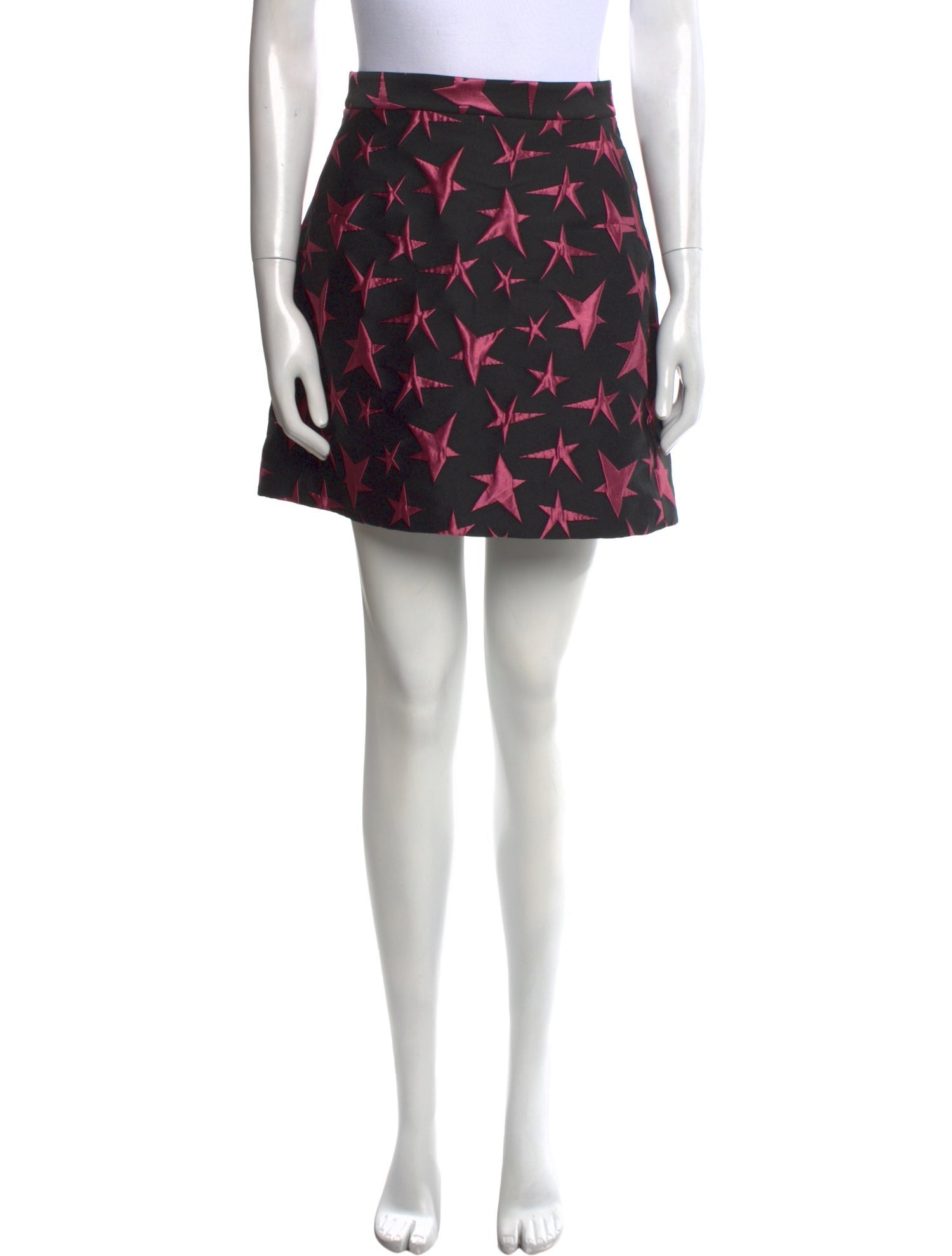 MSGM Floral Print Mini Skirt