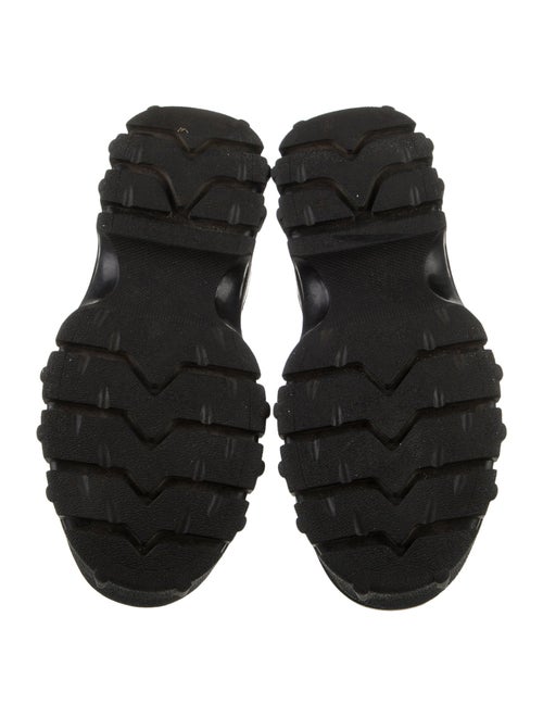 MSGM Leather Combat Boots