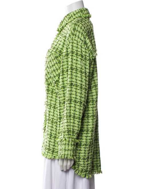 MSGM Tweed Pattern Evening Jacket