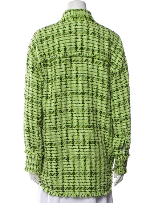 MSGM Tweed Pattern Evening Jacket