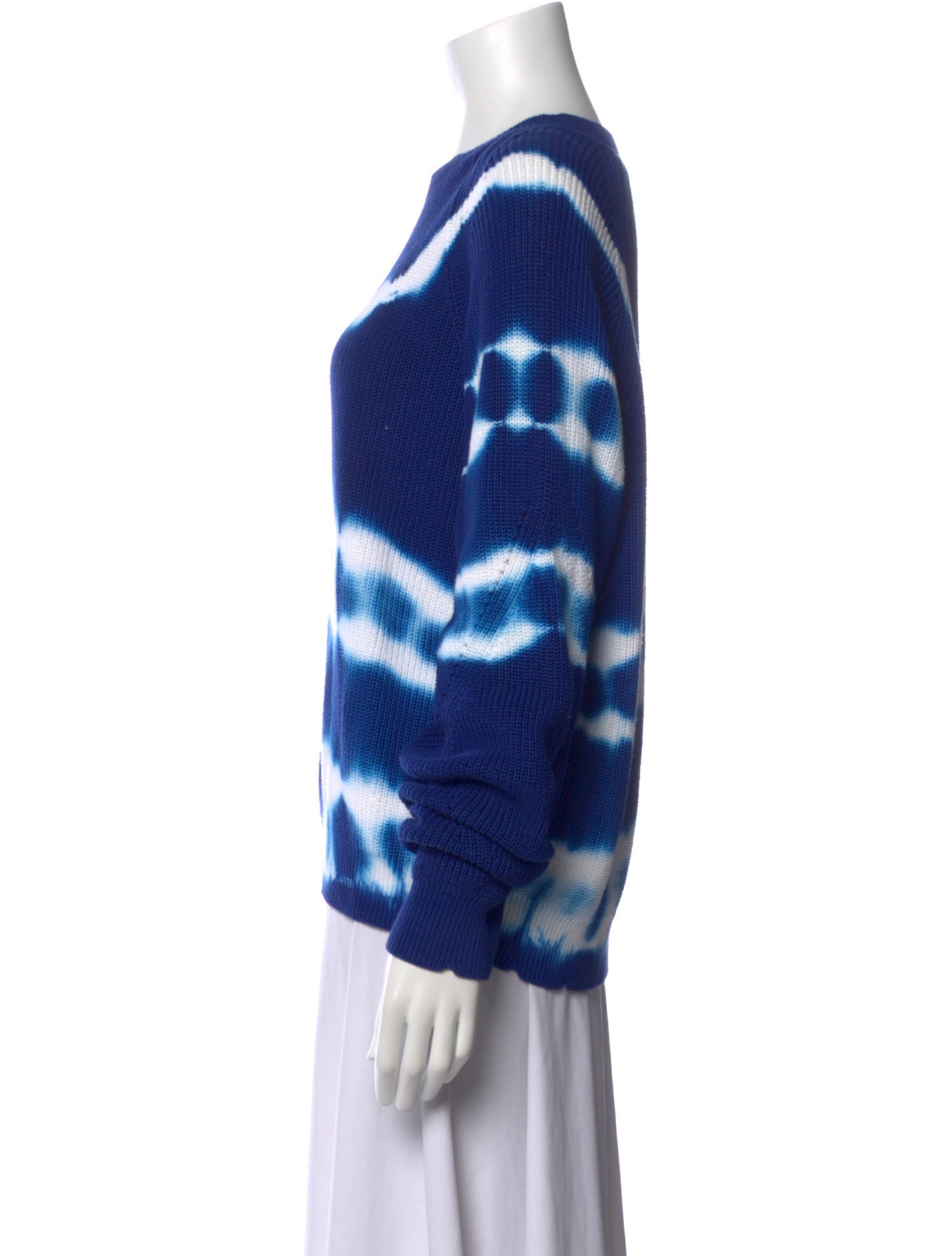 MSGM Tie-Dye Print Crew Neck Sweater