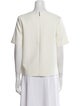 MSGM Crew Neck Three-Quarter Sleeve Blouse
