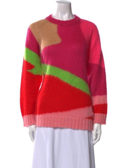 MSGM Printed Crew Neck Sweater