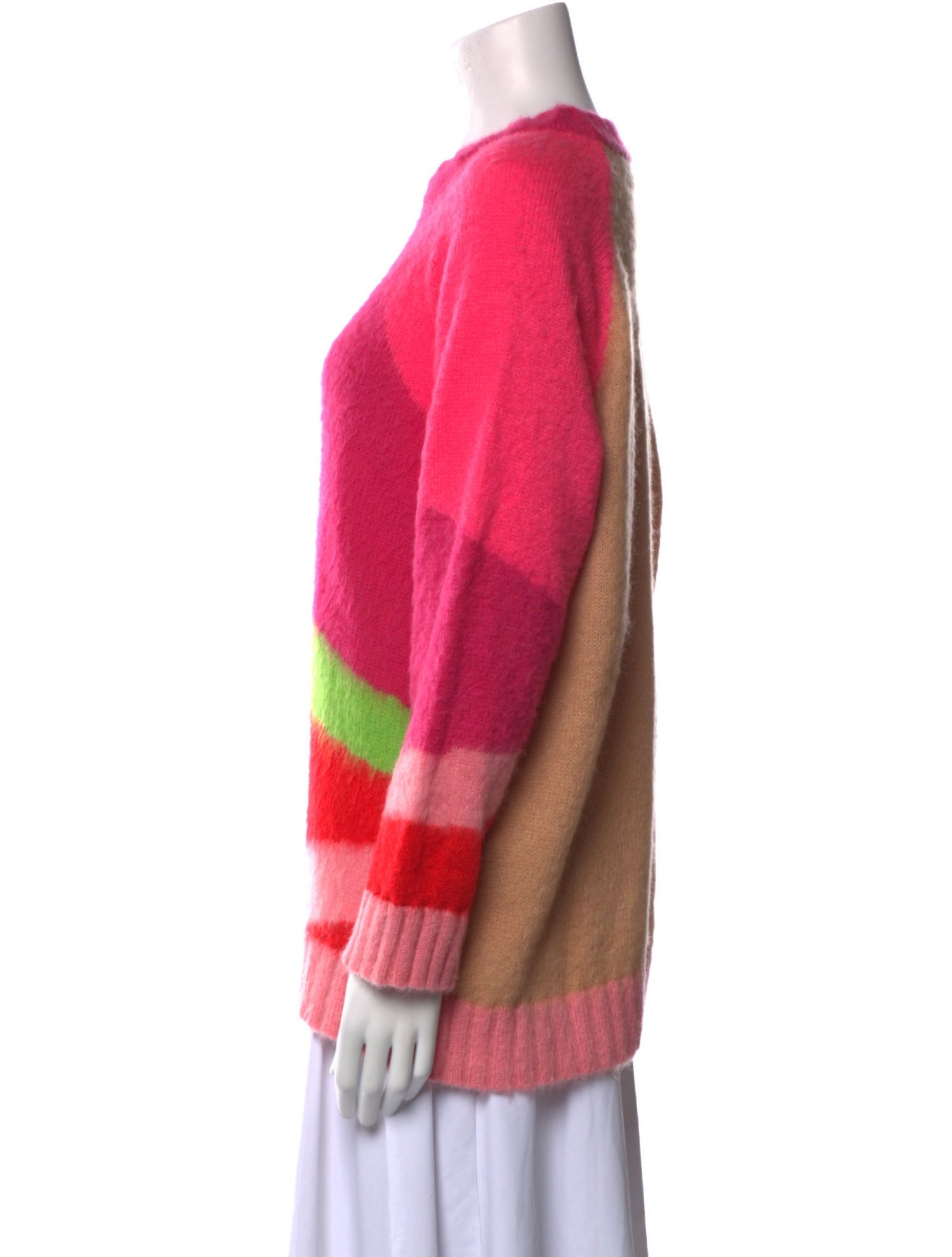 MSGM Printed Crew Neck Sweater