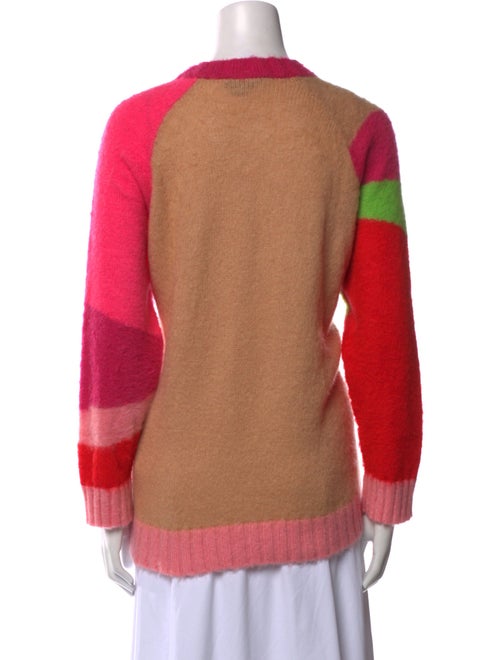 MSGM Printed Crew Neck Sweater