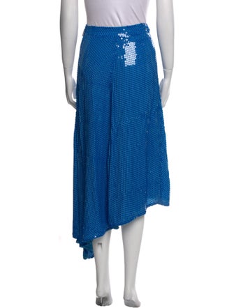MSGM Sequin Embellishments Midi Length Skirt