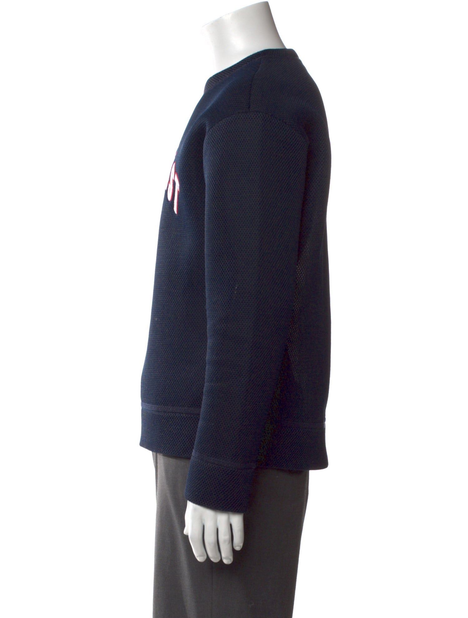 MSGM Graphic Print Crew Neck Pullover