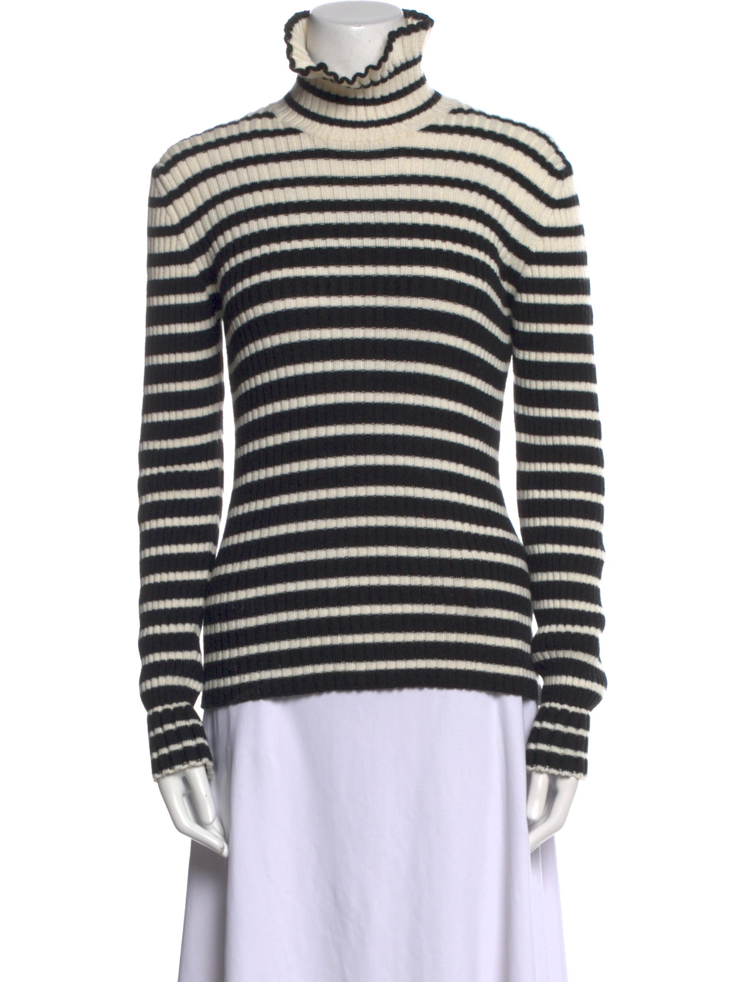 MSGM Striped Turtleneck Sweater