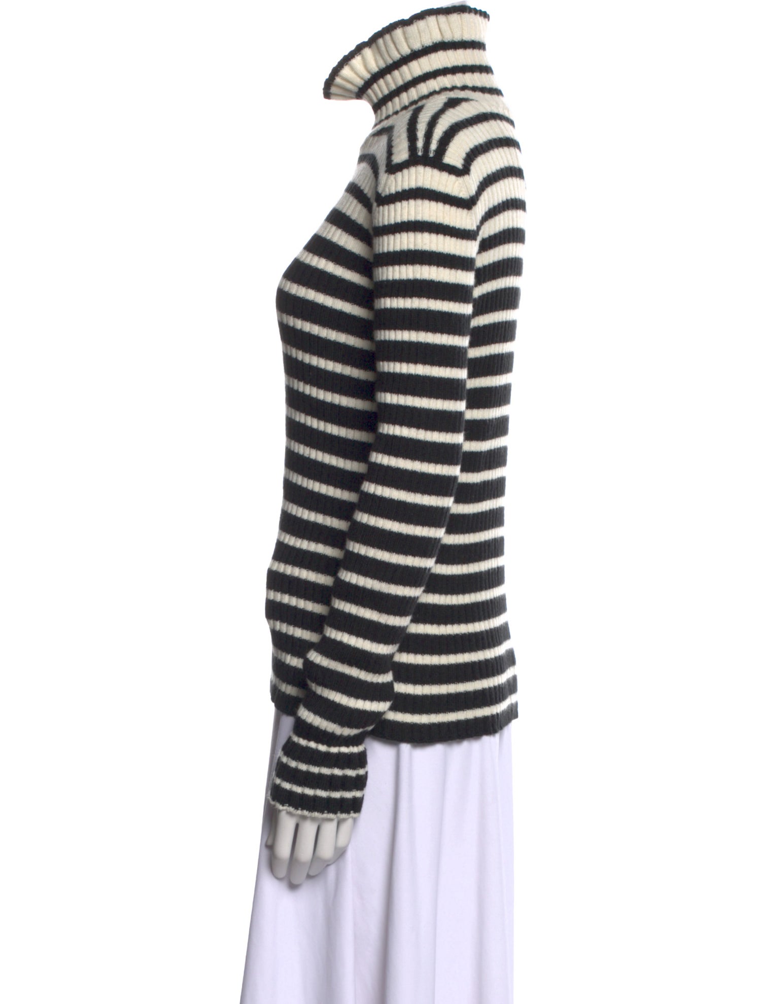 MSGM Striped Turtleneck Sweater