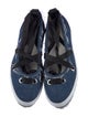 MSGM Denim Distressed Accents Espadrilles