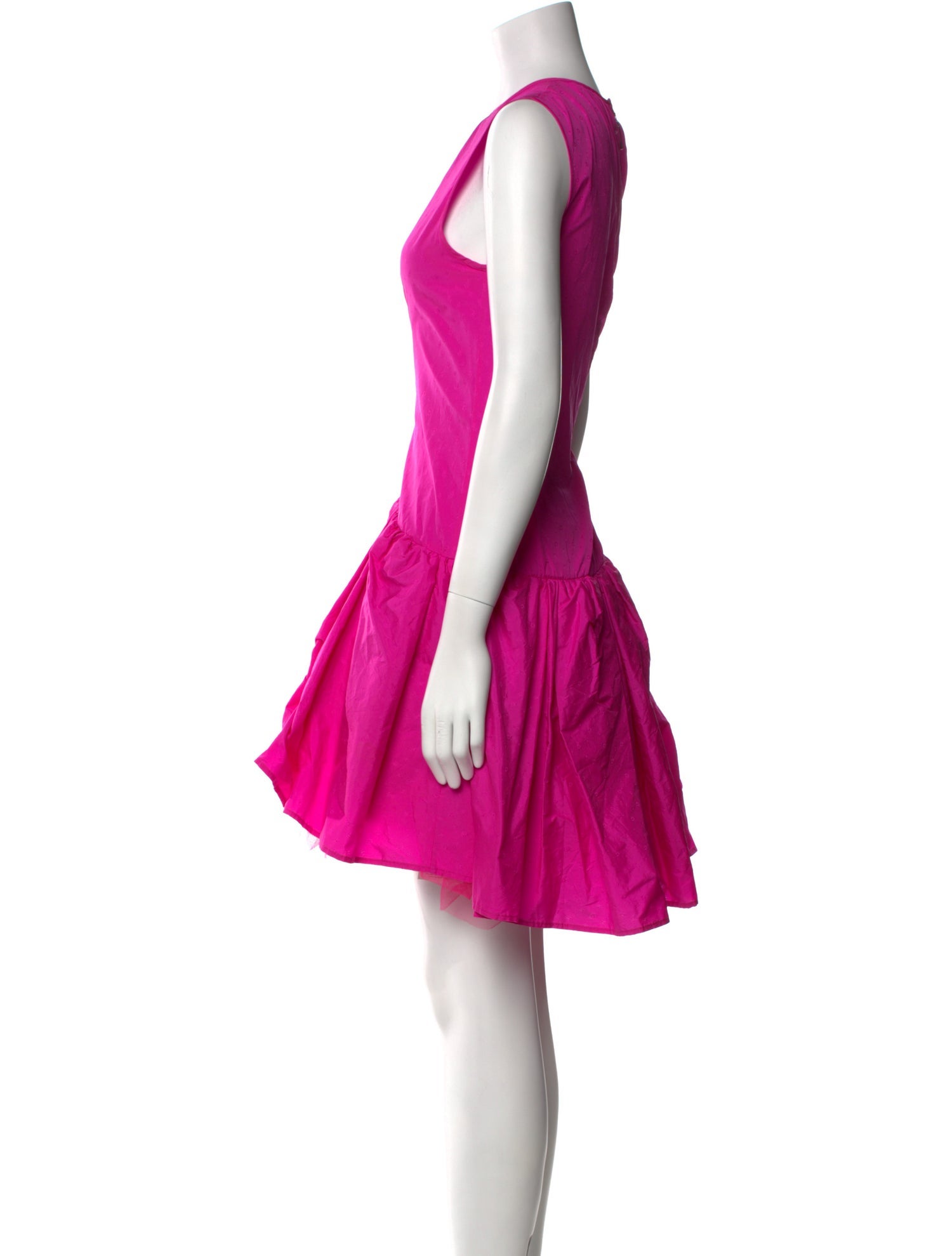 MSGM Crew Neck Mini Dress