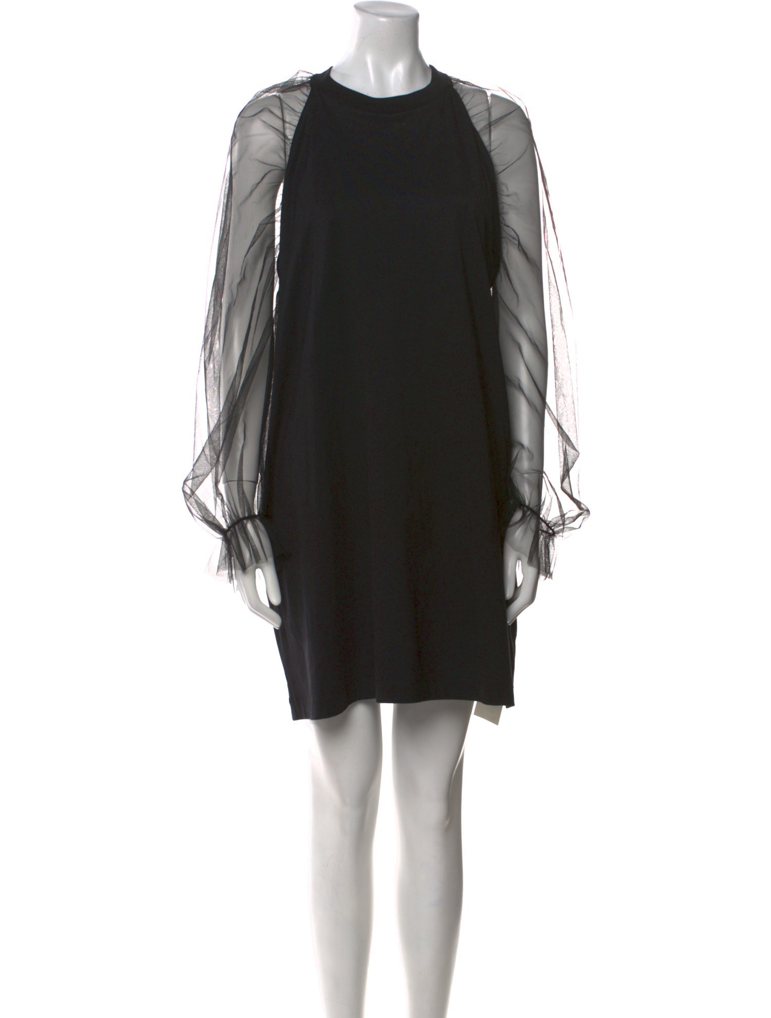 MSGM Crew Neck Mini Dress