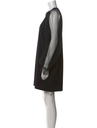 MSGM Crew Neck Mini Dress